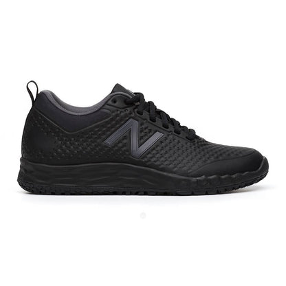 Shoe Lace up Ladies Black Slip Resistant 806 Size US 10 New Balance_55037876_WID806K1/BLK/US10/UK8