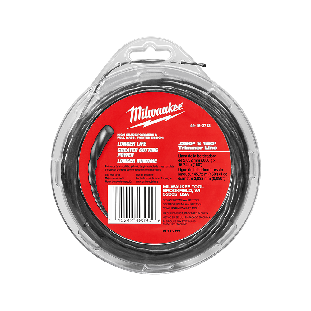 Trimmer Line 2mm X 45m Milwaukee 554092 49162712