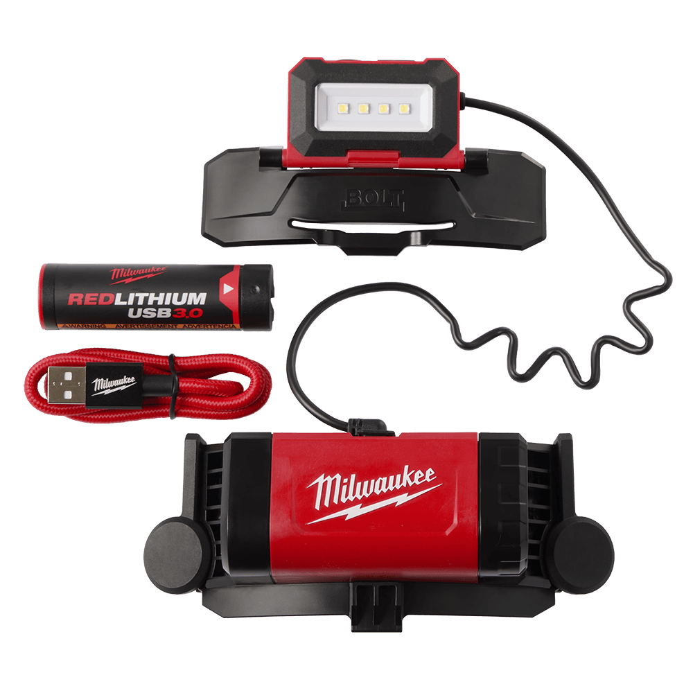 Redlithium USB Rechargeable Bolt Headlamp 3.0AH Kit 559166 L4BOLTHL301