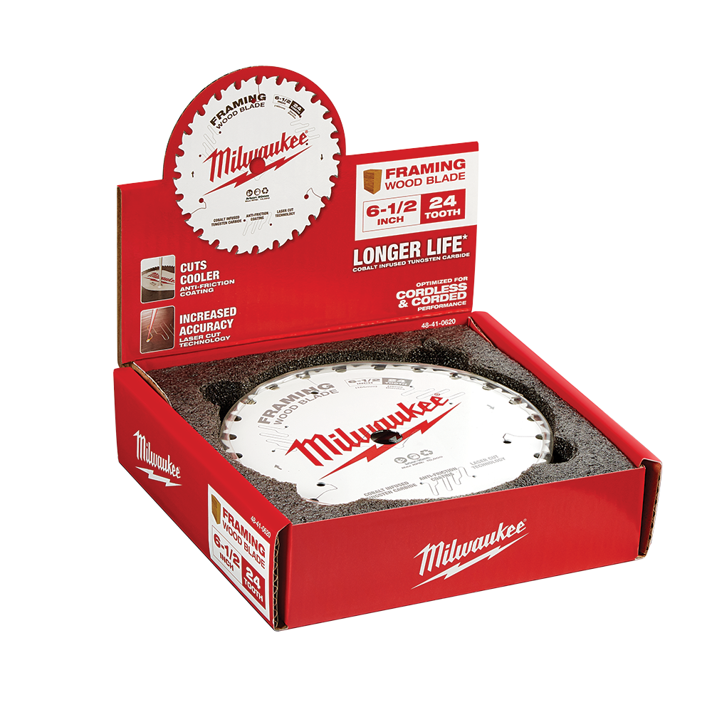 165mm (6-1/2) 24t Wood Circular Saw Blade Framing 10pc Box 559947 48418620