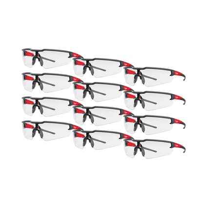 Milwaukee Clear Safety Glasses 12pk 559996 48732901A