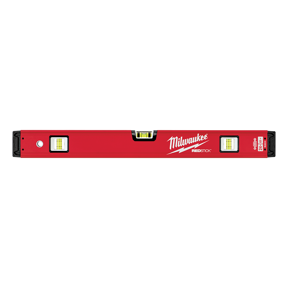 Level Spirit Box 3 Vials 600mm 24'' Redstick Milwaukee 560787 MLBX24