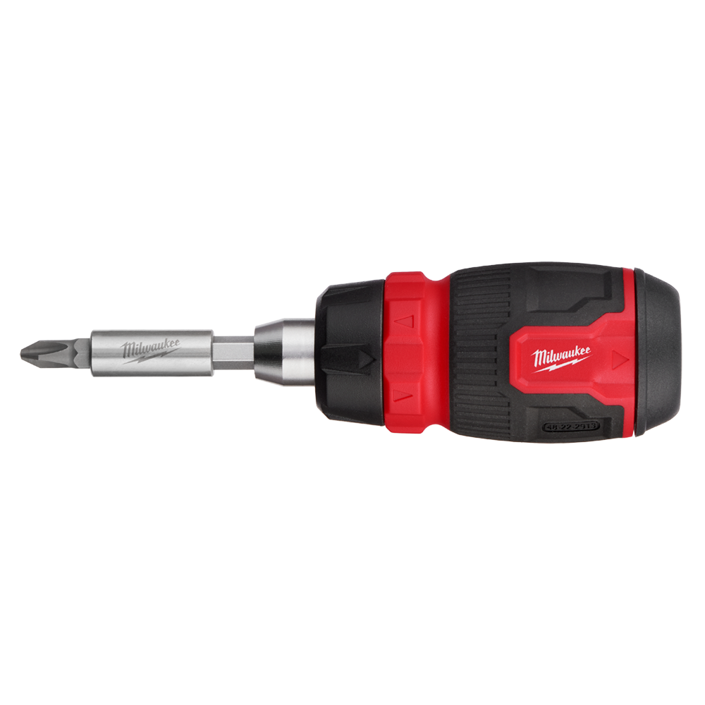 8-IN-1 Ratcheting Compact Multi-bit Screwdriver Milwaukee 561014 48222913