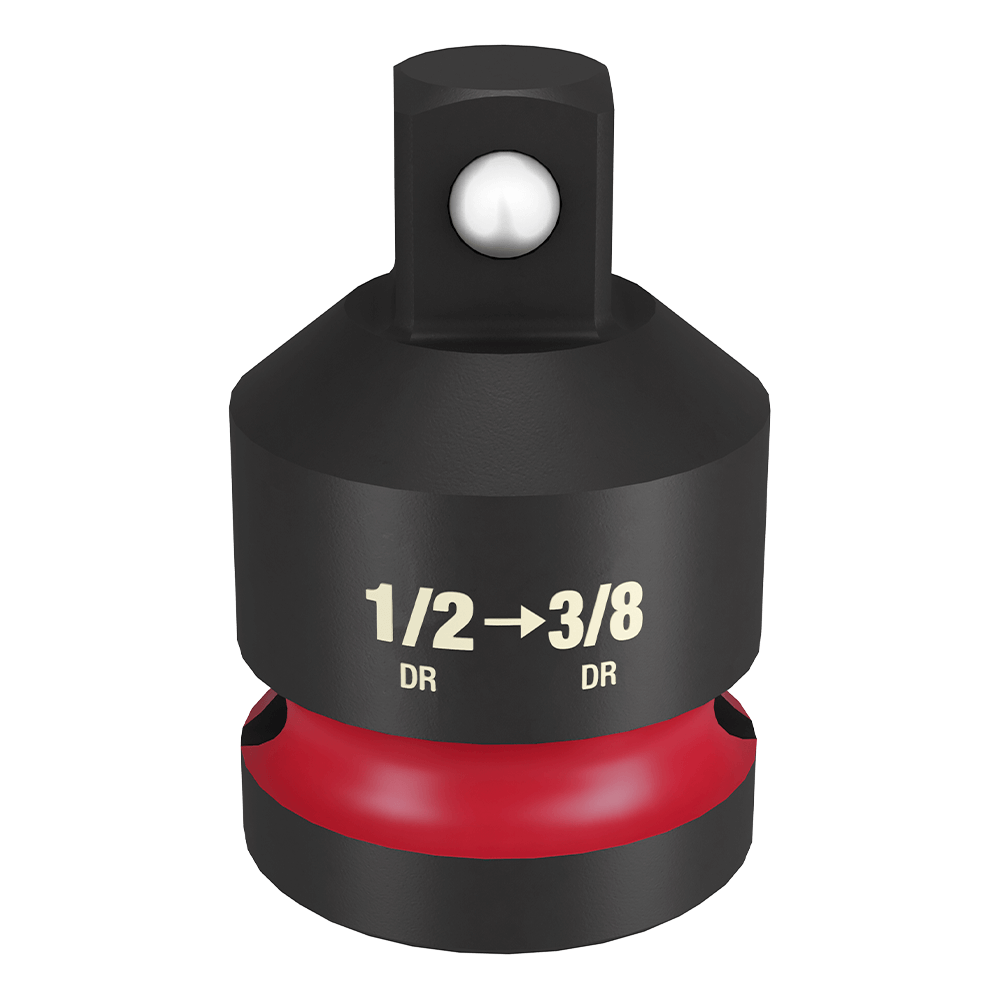 Milwaukee 49666725 1/2 Drive - 3/8 Drive Shockwave Impact Socket Reducer 566589 49666725