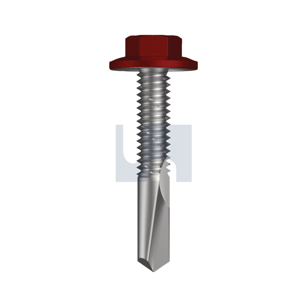 S500 Sds Flg Hex Hd Manor Red (Scoria) -Cl4 As3566 #12-24 32 - Pk 1000_40098416_TMR54FH1224032