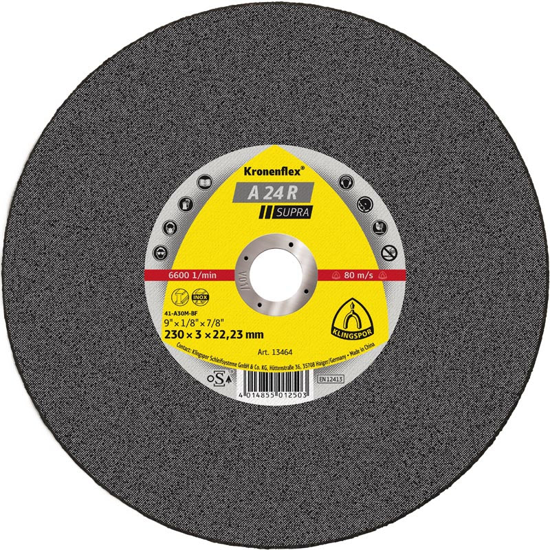 Wheel Cut Off Metal 125 X 2.5 X 22mm A24 Extra Klingspor 92608138 328771