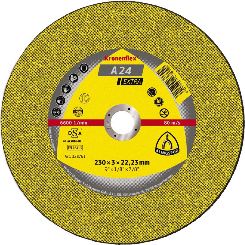 Wheel Cut Off 180 X 3 X 22.23mm A24 Extra Klingspor 34700004 328765