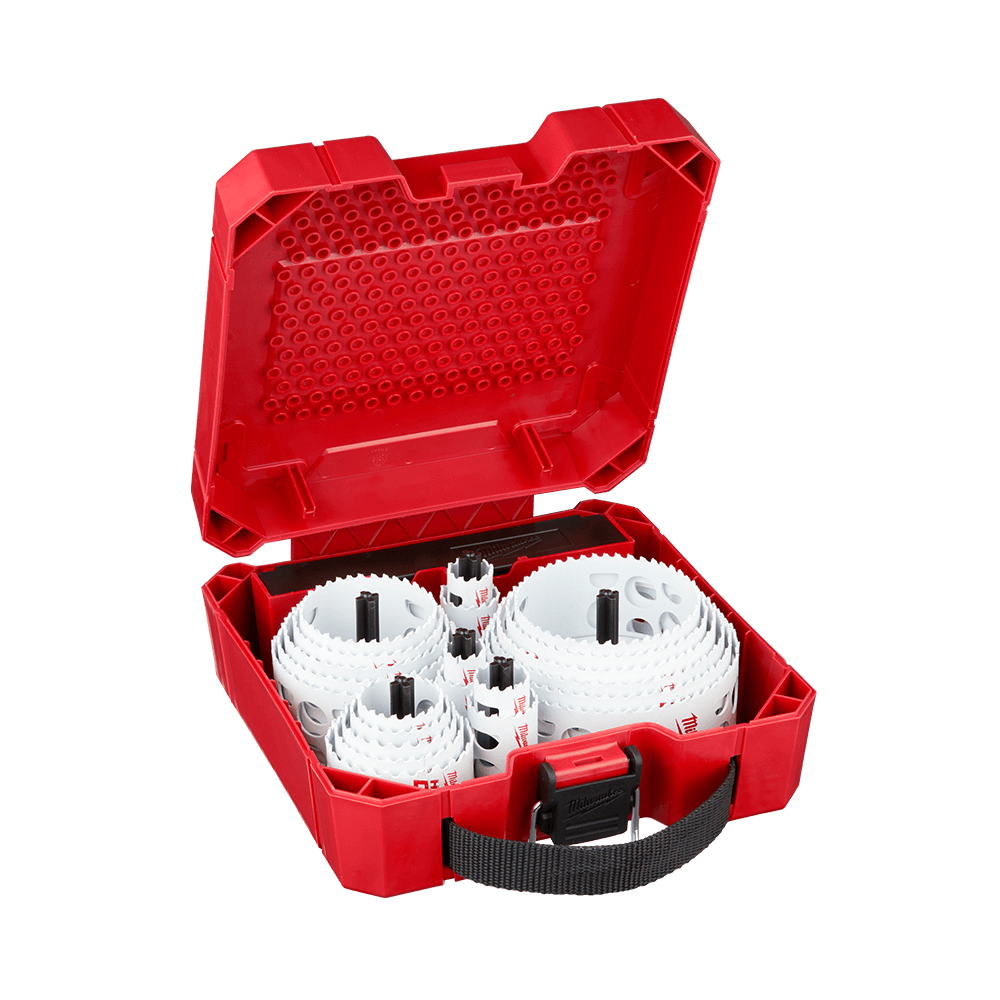 Milwaukee 28 Pce Hole Dozer Cobalt Bi-Metal Hole Saw Kit 574620 49224185