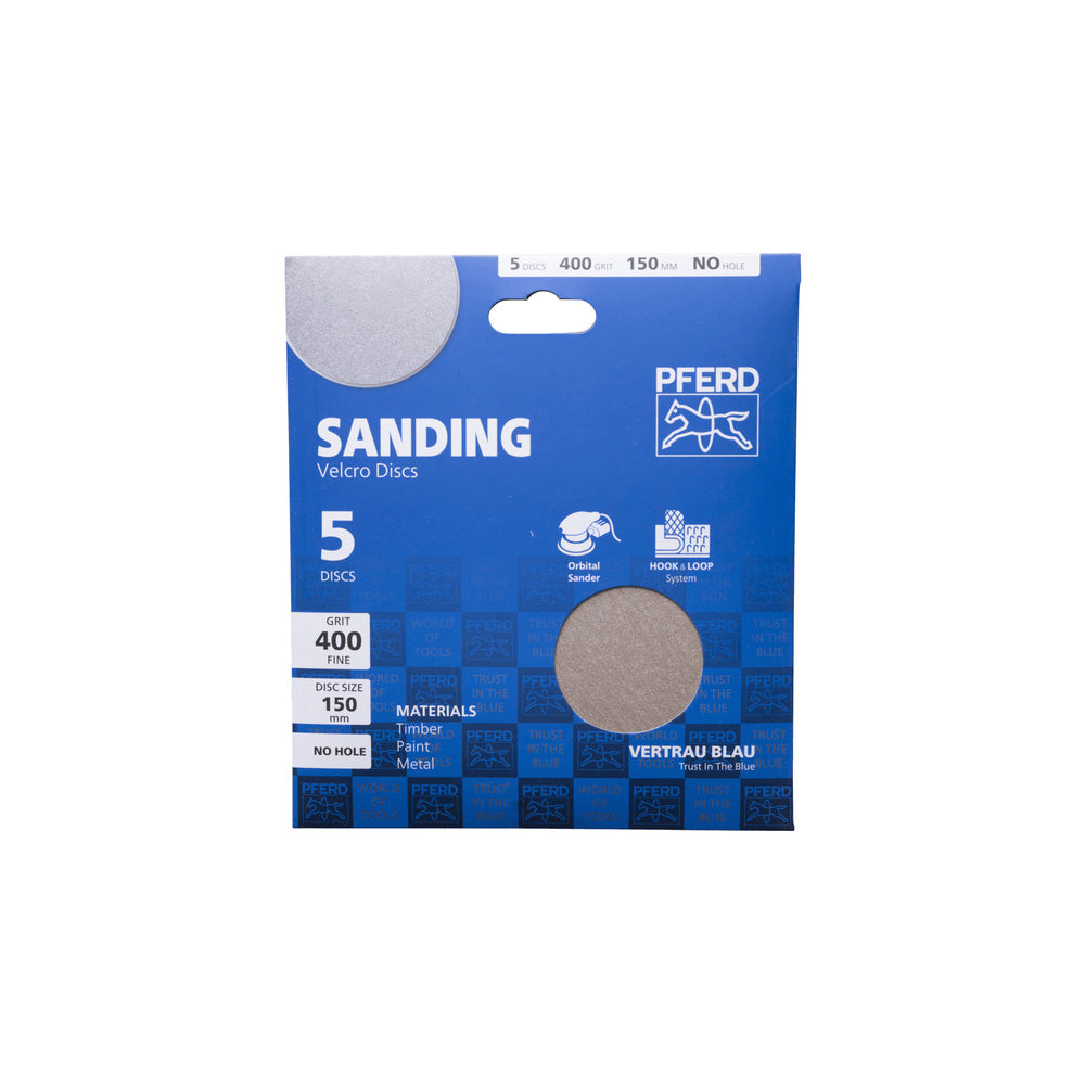 POS uni. alu. oxide hook and loop-backed abrasive disc KSS ECO AC 150 A400_40108441_45017937