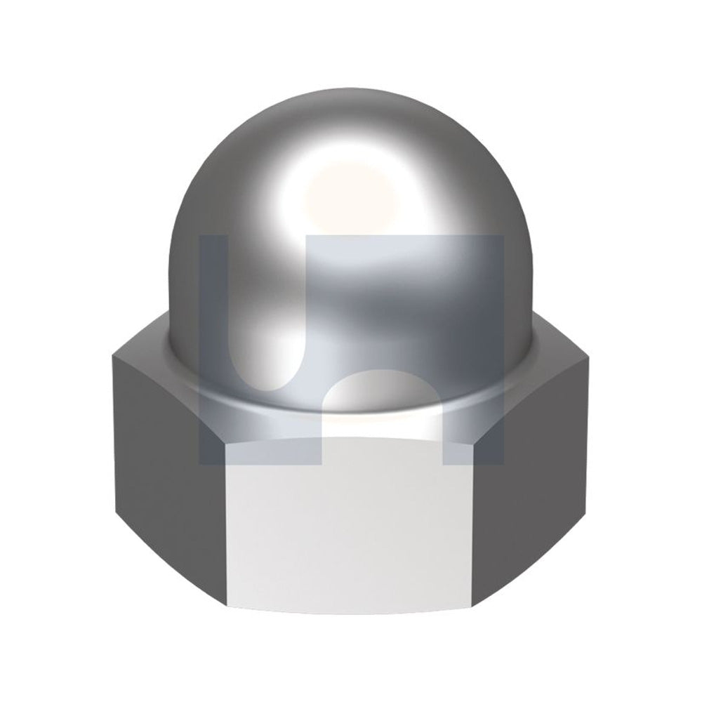 Unf Dome Hex Nut 304 Stainless Hec/A2 5/16'' Unf - Pk 100_40093326_ND04PF031