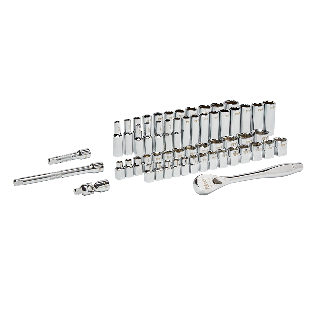 3/8'' DR 56pc Ratchet & Socket Set SAE & Metric 583118 48229008