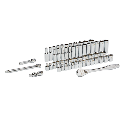 3/8'' DR 56pc Ratchet & Socket Set SAE & Metric 583118 48229008