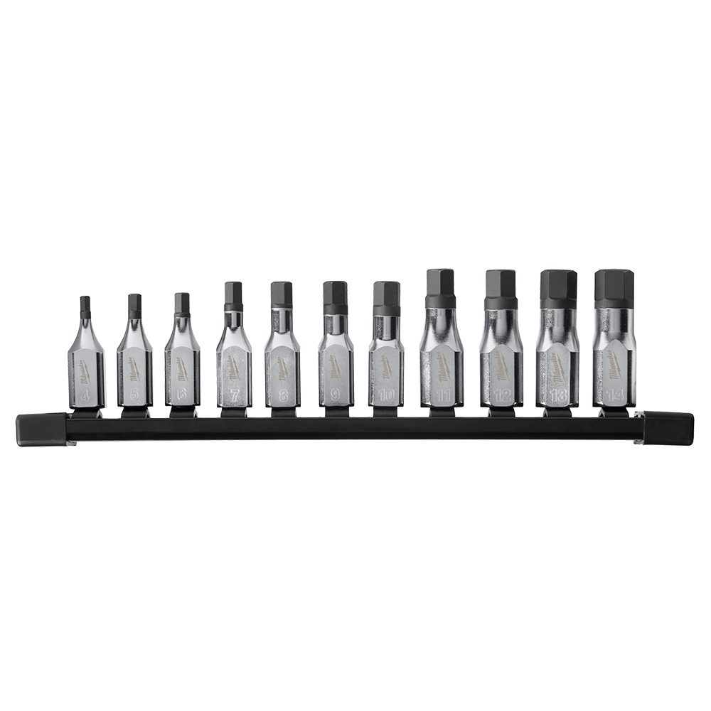 11pc 3/8 Drive Metric Hex Bit Socket Set 585634 48229543