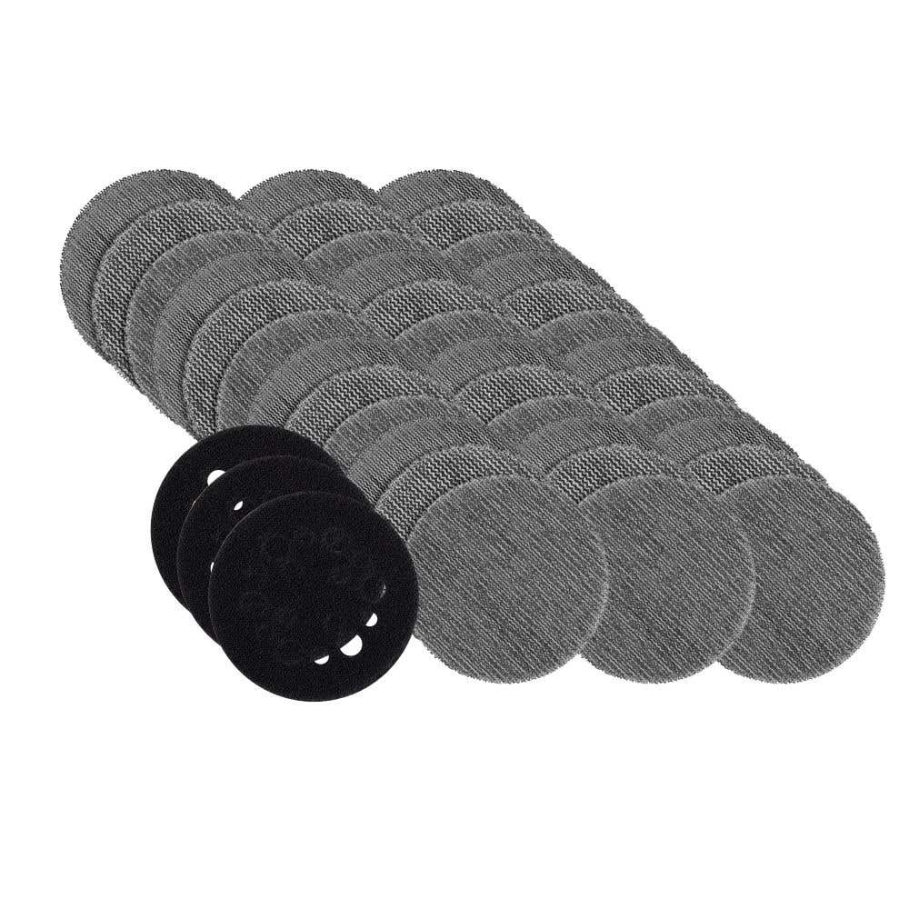 75mm Assorted Grit Set Powergrid H&L Mesh Sanding Disks 36PK + 3 Pad Saver 586307 48806406