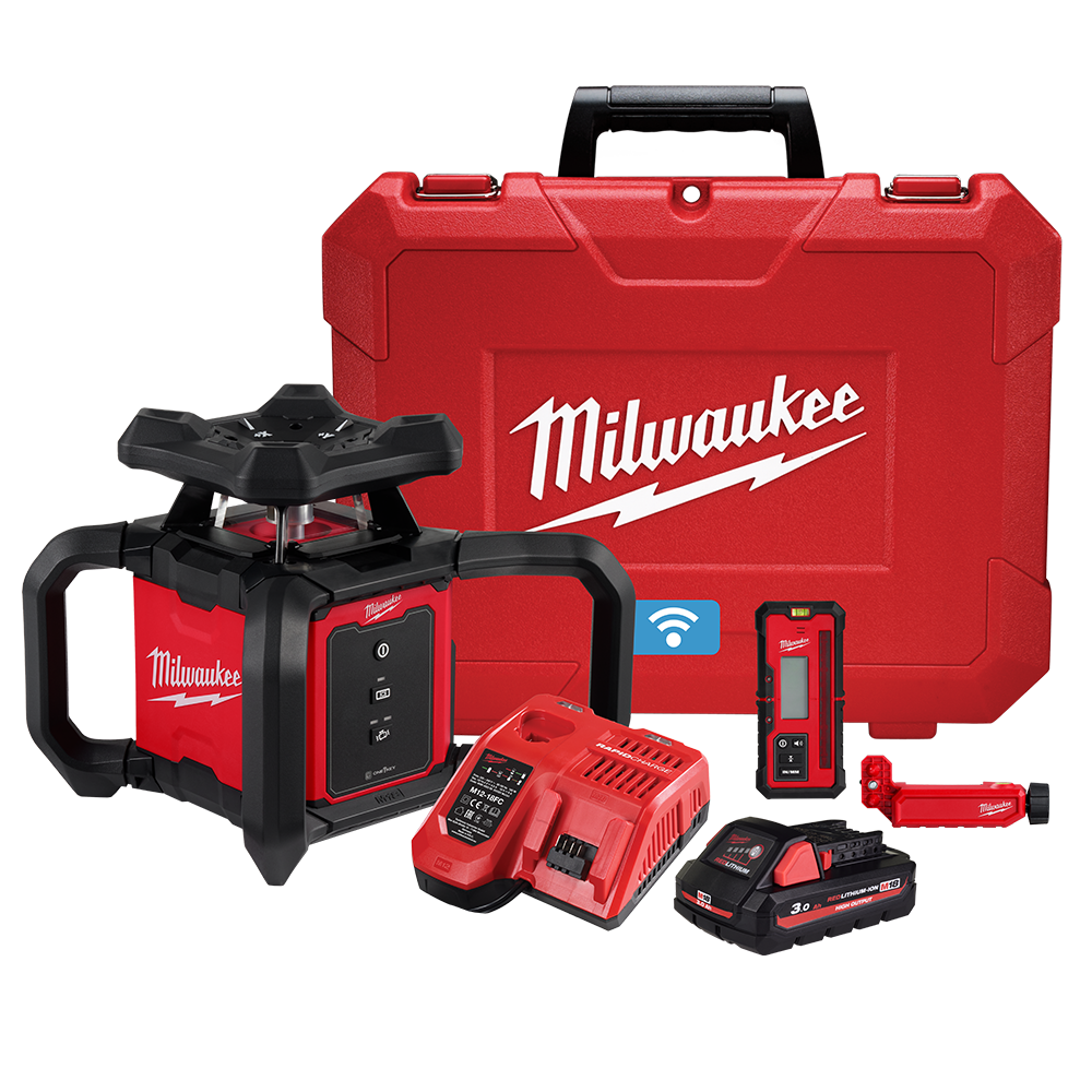 Horizontal Rotary Laser Kit - Red - 610m 587746 M18RL610-301C