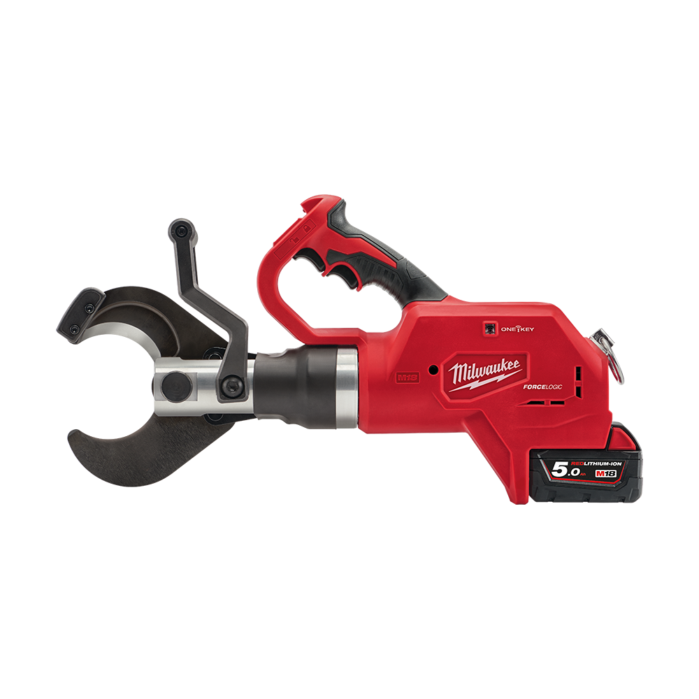 Milwaukee Forcelogic 75mm Underground Cable Cutter  With Remote 589524 m18hcc75r-0c