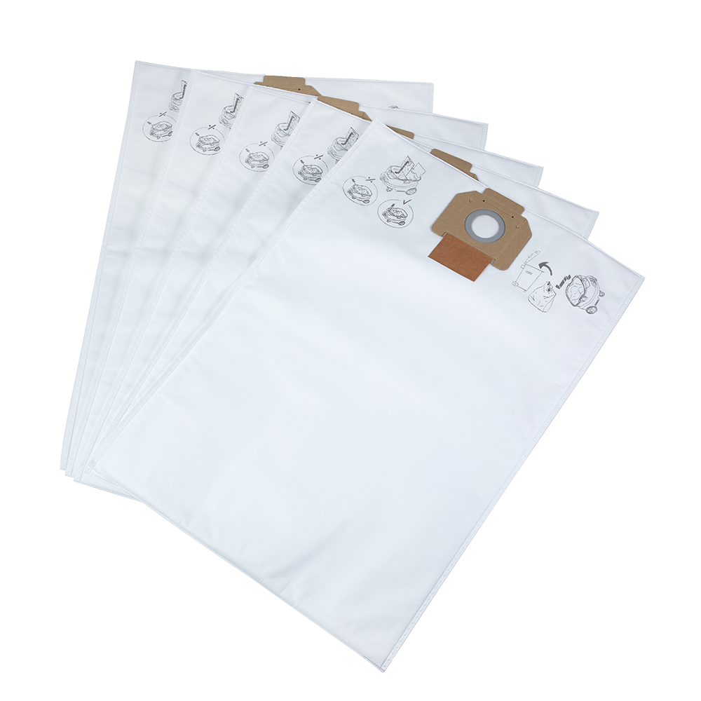 Milwaukee 5 Pack Replacement Fleece 30L Filter Bags To Suit AS30MAC 592844 4932459689