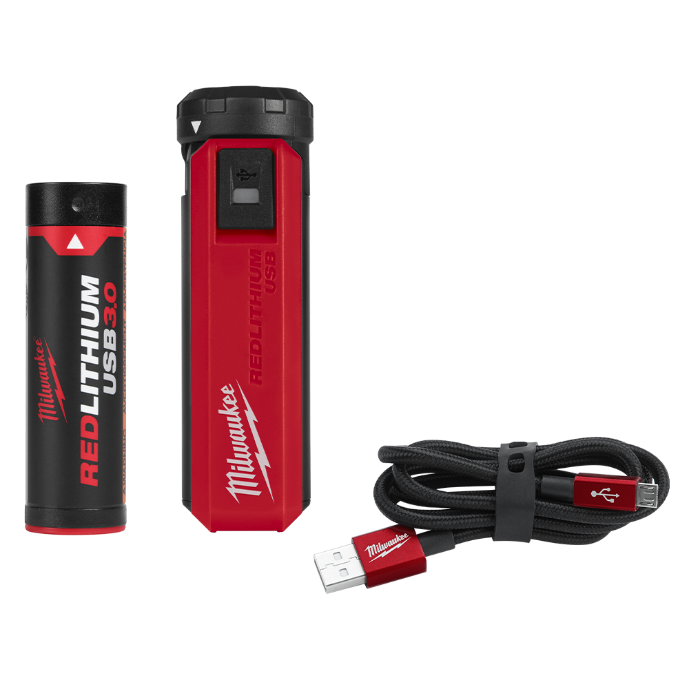 REDLITHIUM USB Rechargeable Portable Power Source And Charger Kit 597939 L4PPS301