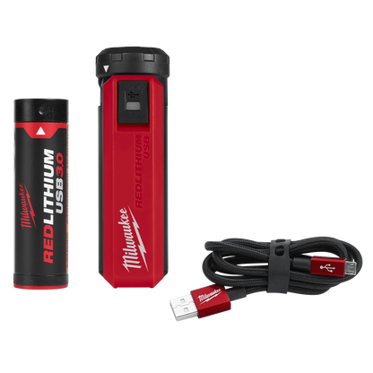 REDLITHIUM USB Rechargeable Portable Power Source And Charger Kit 597939 L4PPS301