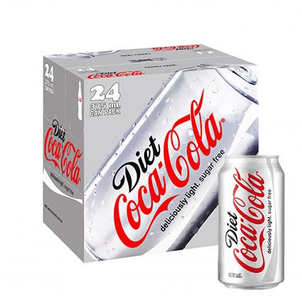 Coca-Cola Drink Diet Coke Can 375Ml Box 24 74014200 950972