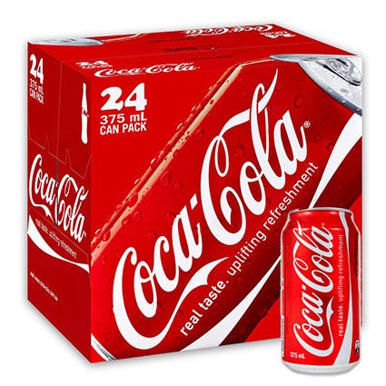 Coca-Cola Drink Can 375Ml Box 24 74014100 950971