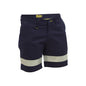 Short Tape Stretch Short Cotton 280gsm Navy 127R Bisley_40115048_BSH1008T_BPCTR27