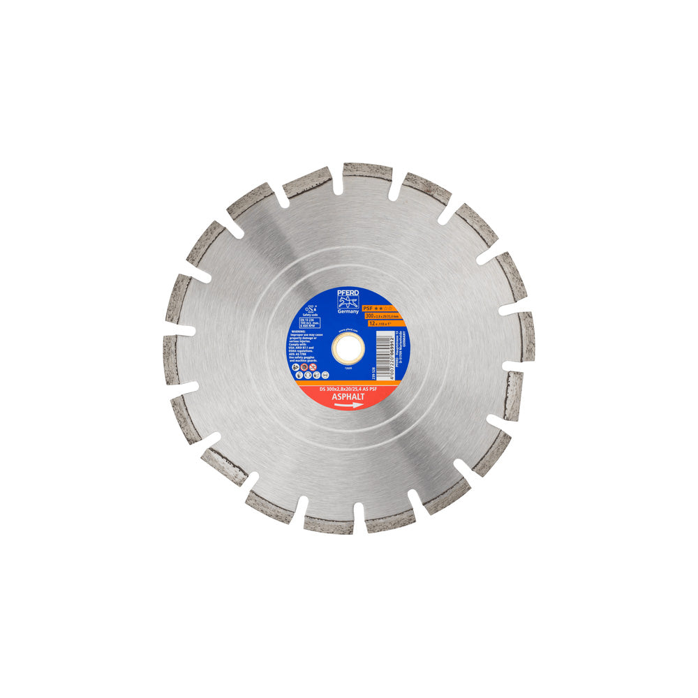 Diamond cut-off wheel DS 300x2.8x20/25.4 mm PSF for fast cutting of asphal_40108573_68300058