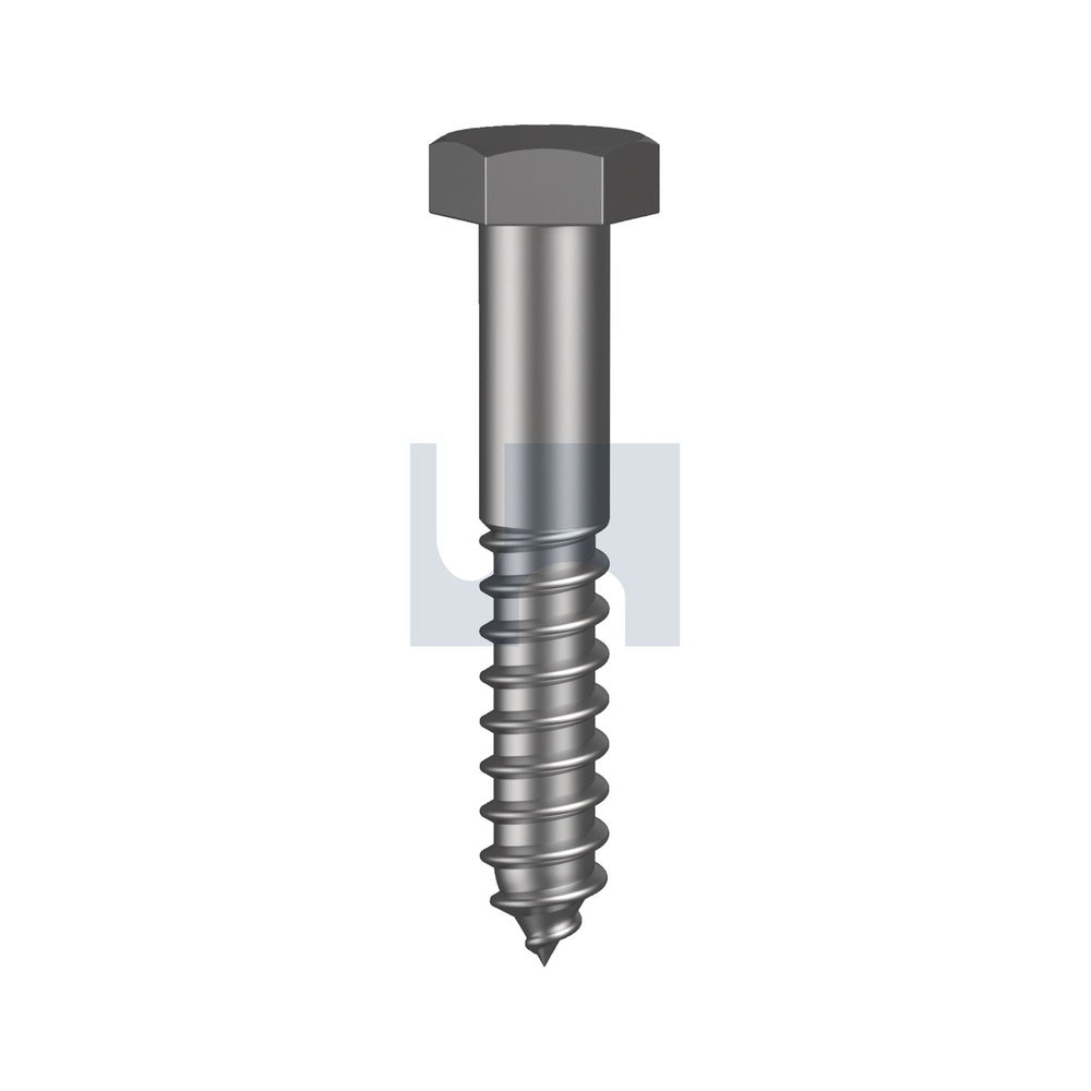 Hex Coach Screw Hot Dip Galvanised As1393/Class 4.6 M12 75 - Pk 50_40090113_FSBH46GLM120075