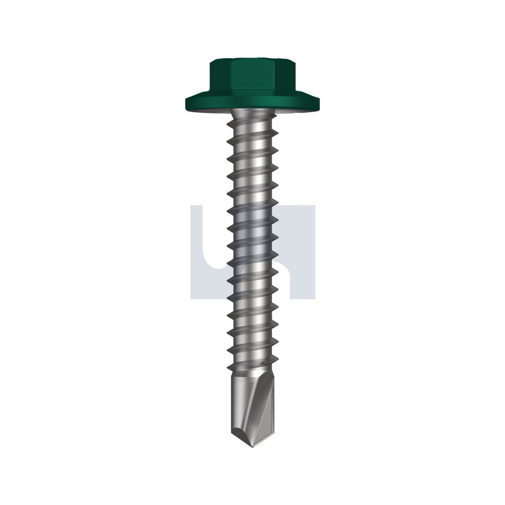 Sds Flg Hex Hd Cottage Green -Cl4 #12-14 35 - Pk 1000_40094405_TCGM4FH1214035