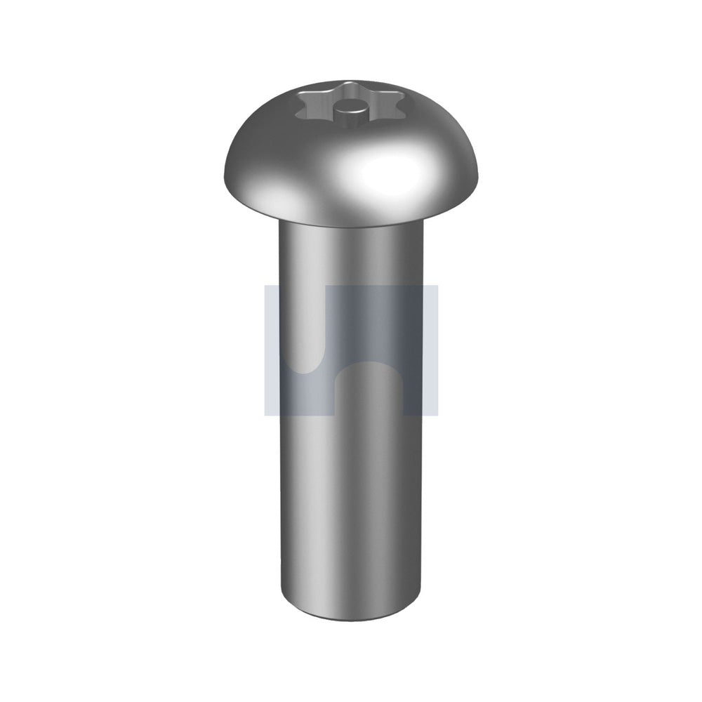 Barrel Nut Btn Post Torx 304 SS Iso 7380 Security/A2 M10 28 - Pk 100_40099362_INB04BTM100028