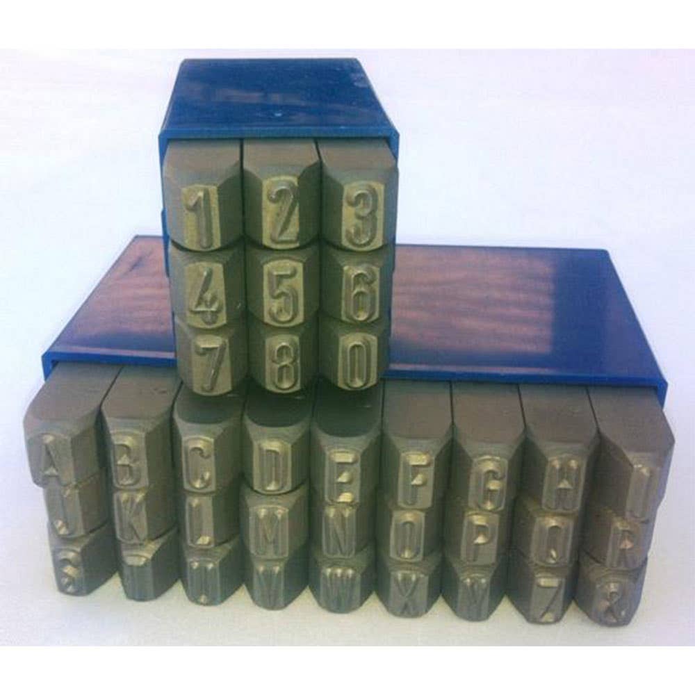 Stamp Letter Set Reverse 27 Piece 2mm 60011017 SLR02