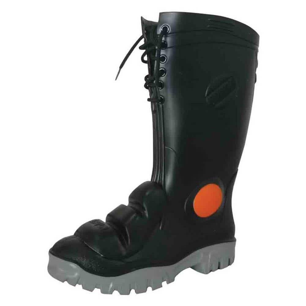 Gumboots Steel Toe Lace Up Nitrile Sole Met Guard Black 13 Stimela 60011583 KT LACEUP MG-13