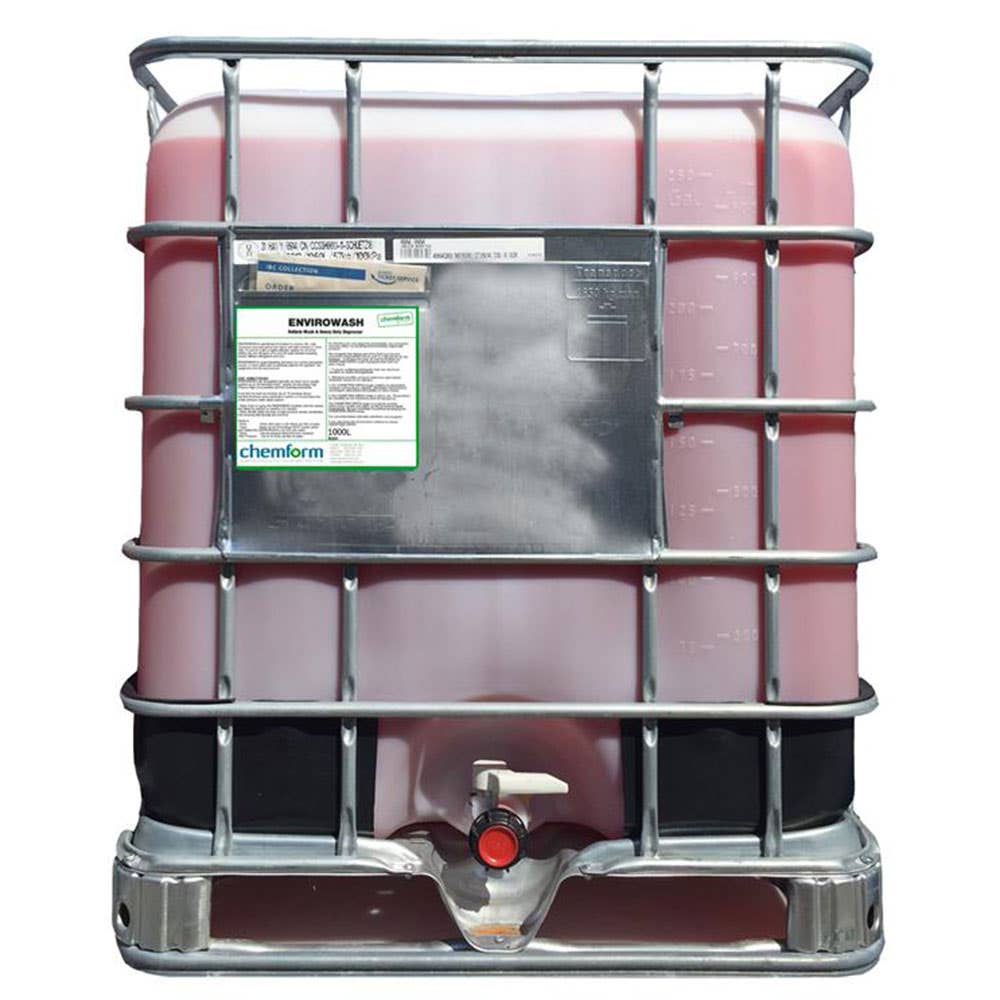 Wash + Degreaser Vehicle Heavy Duty Non Phosphate Envirowash 1000L 60012110 ENVIROWASH.NRB