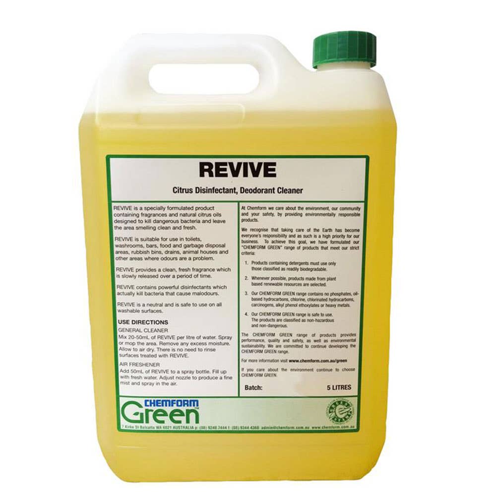 Disinfectant Deodorant Cleaner Citrus Revive 5L 60012117 REVIVE2X5L.CTN