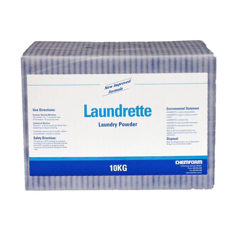 Powder Laundry Front + Top Loading 10kg 60012120 LAUNDRETTE.10