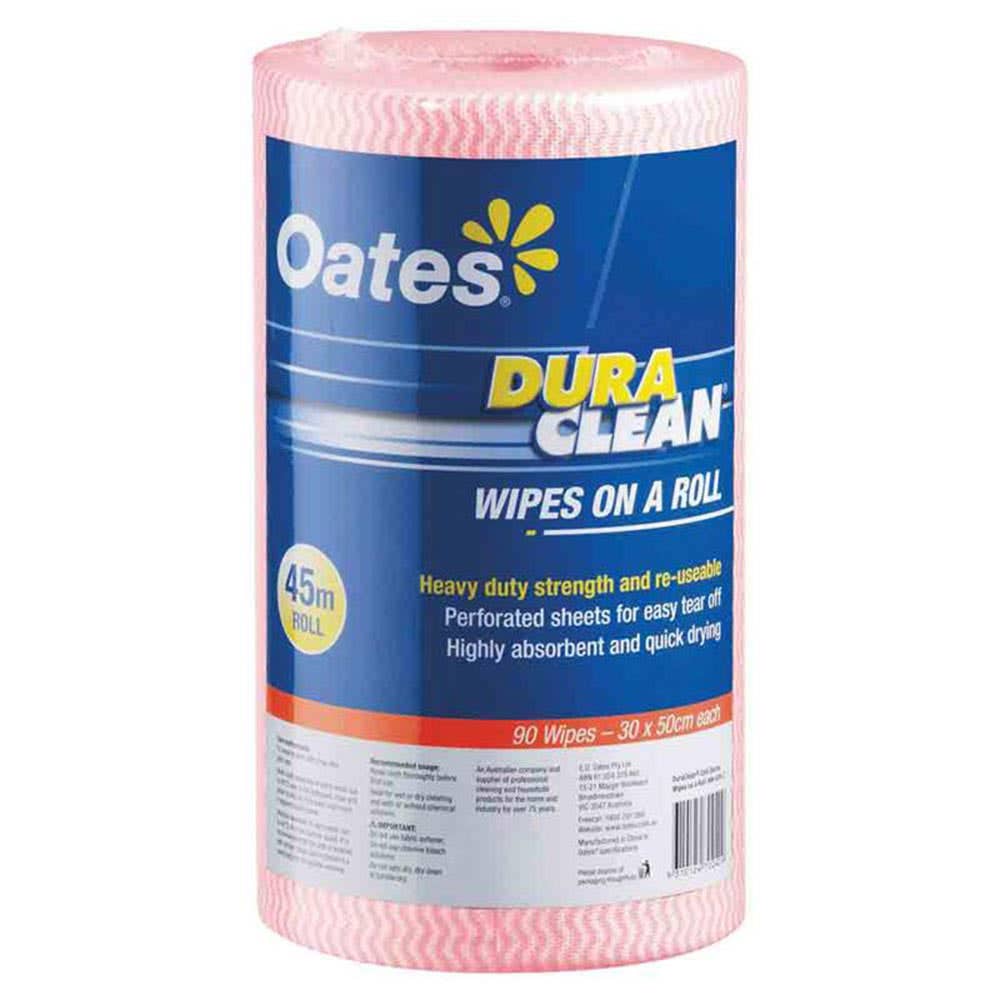 Duraclean Heavy Duty Wipes-On-A-Roll 45m Red 60012579 165399