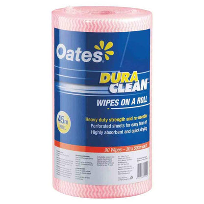 Duraclean Heavy Duty Wipes-On-A-Roll 45m Red 60012579 165399