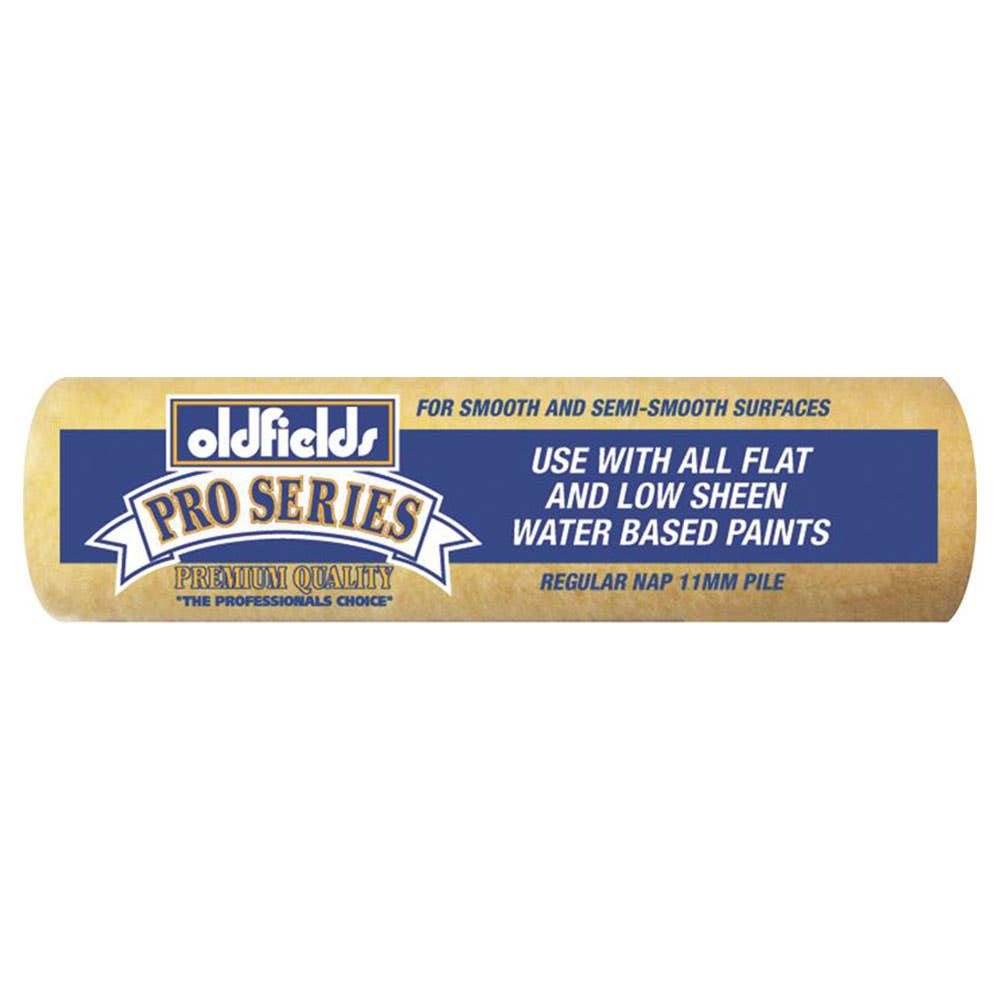 Paint Roller Cover Polyester Pro Series Regular 11mm Pile 230mm 611 Oldfields 60012582 611