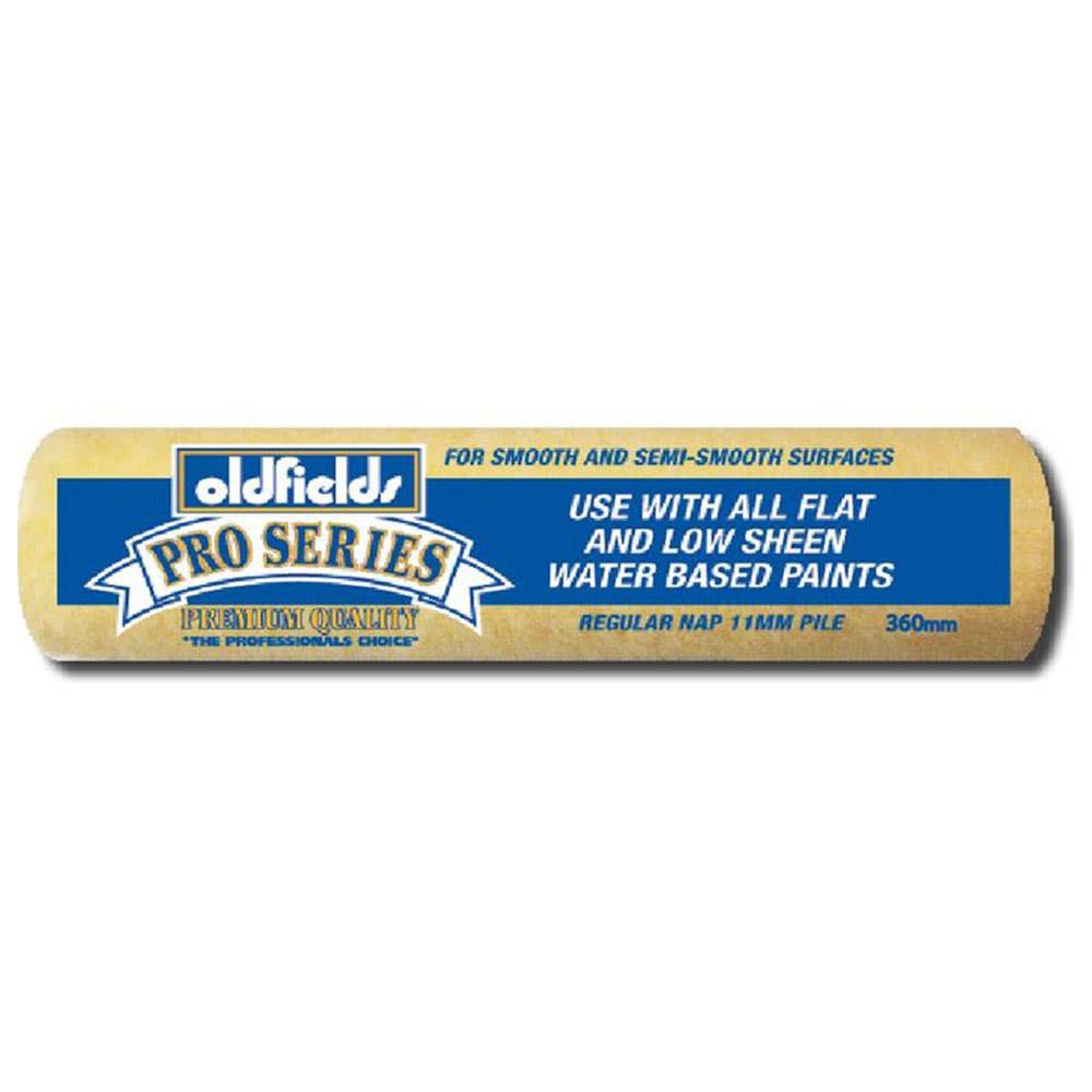 Paint Roller Cover Polyester Pro Series Regular 11mm Pile 360mm 613 Oldfields 60012584 613