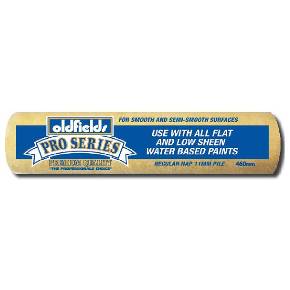 Paint Roller Cover Polyester Pro Series Regular 11mm Pile 460mm 614 Oldfields 60012585 614