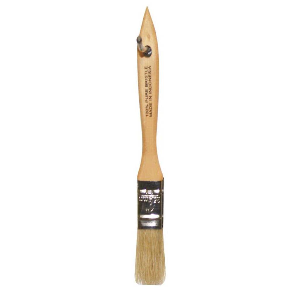 Paint Brush Short Hog Bristle Wooden Handle 25mm 16425 Oldfields 60012595 16425