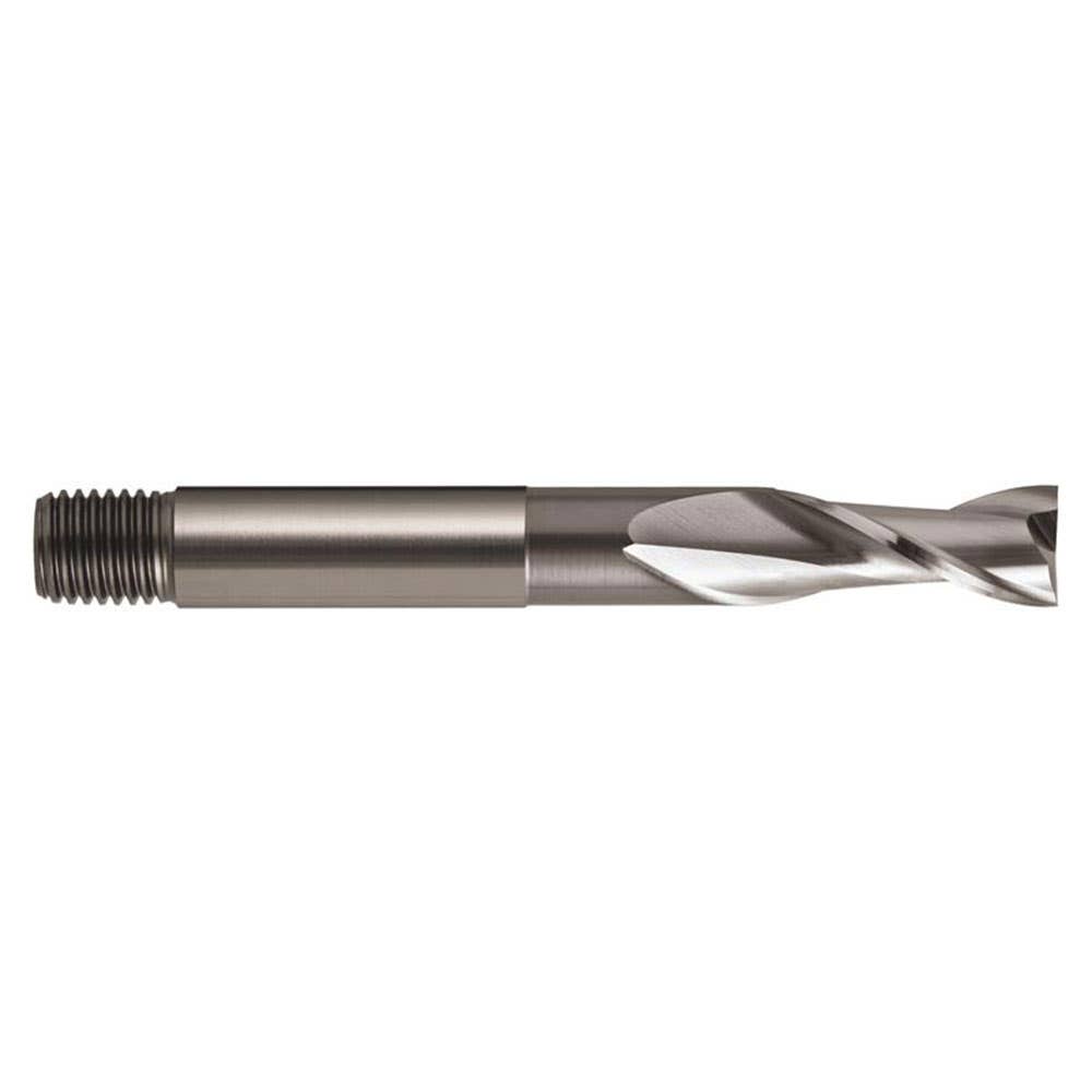Endmill 2 Flute Slot Drill Thread Shank Long HSS 1'' Sutton 92920049 E1062540
