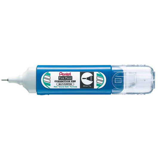 Correction Pen Steel Point 12ml White Pentel Pk 12 60012992 22008