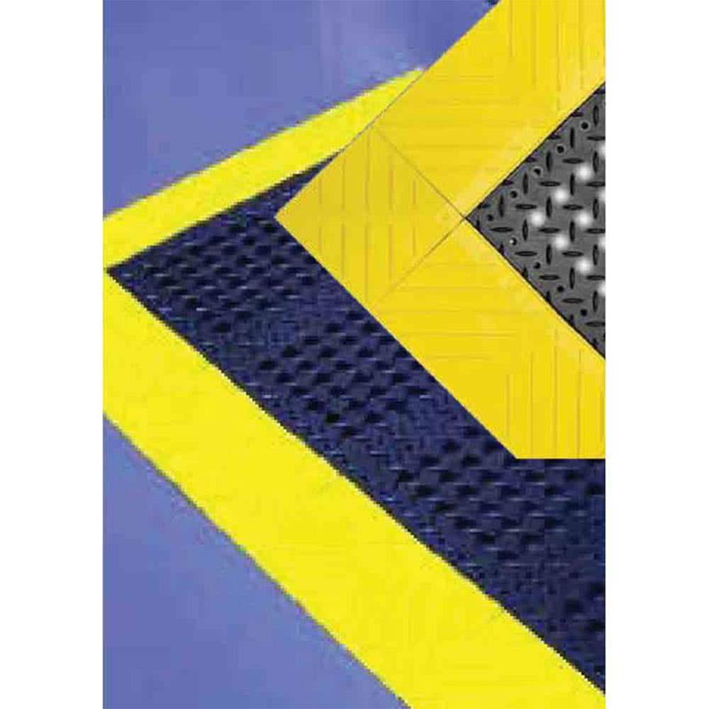 Mat Diamond Flex-Lok 760 x 1210mm Black/Yellow 60013028 805202BY