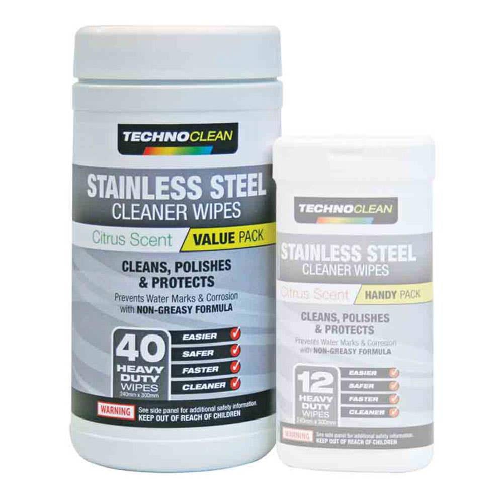 Wipes Stainless Steel Cleaner Interclean Pk 40 60013065 INT1549SS40