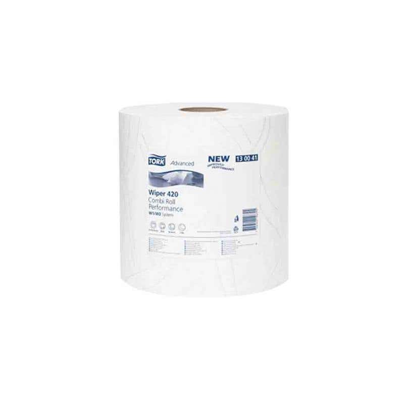 Refill Wiper Advanced Performance Combi Roll 750 Cloths 2 Ply Tork 60013168 130041