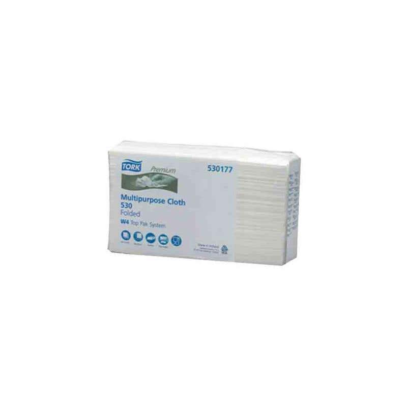Cloth Multi Purpose Premium 530 Folded Large 60 Wipes 1 Ply Tork 60013177 530177
