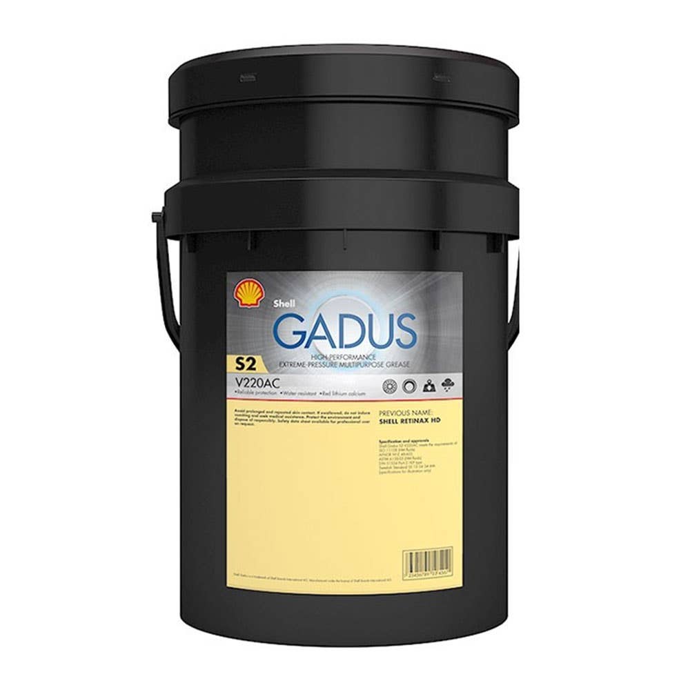 Shell Gadus S2 V220 AC 2 Grease 180kg 60013282 300011670