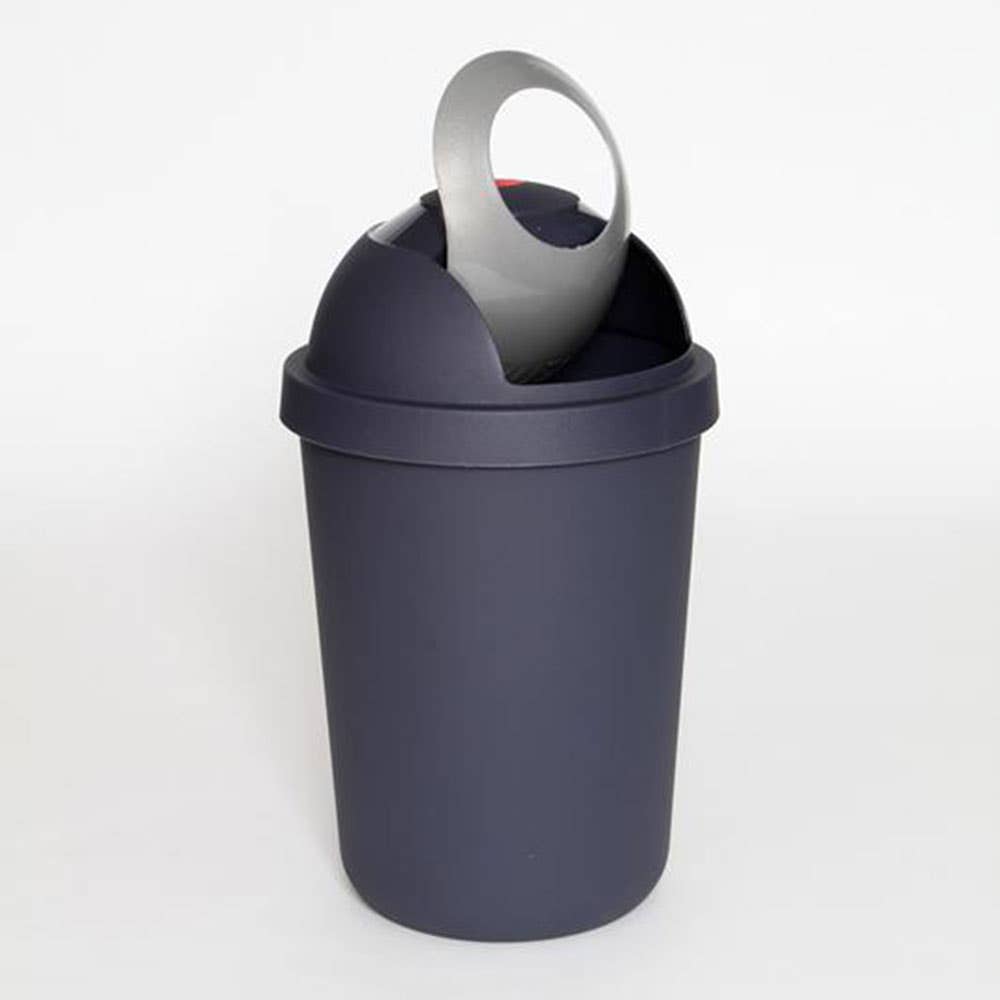 Plastic Bullet Rubbish Bin with Swing Lid 15L 60013623 307800-004