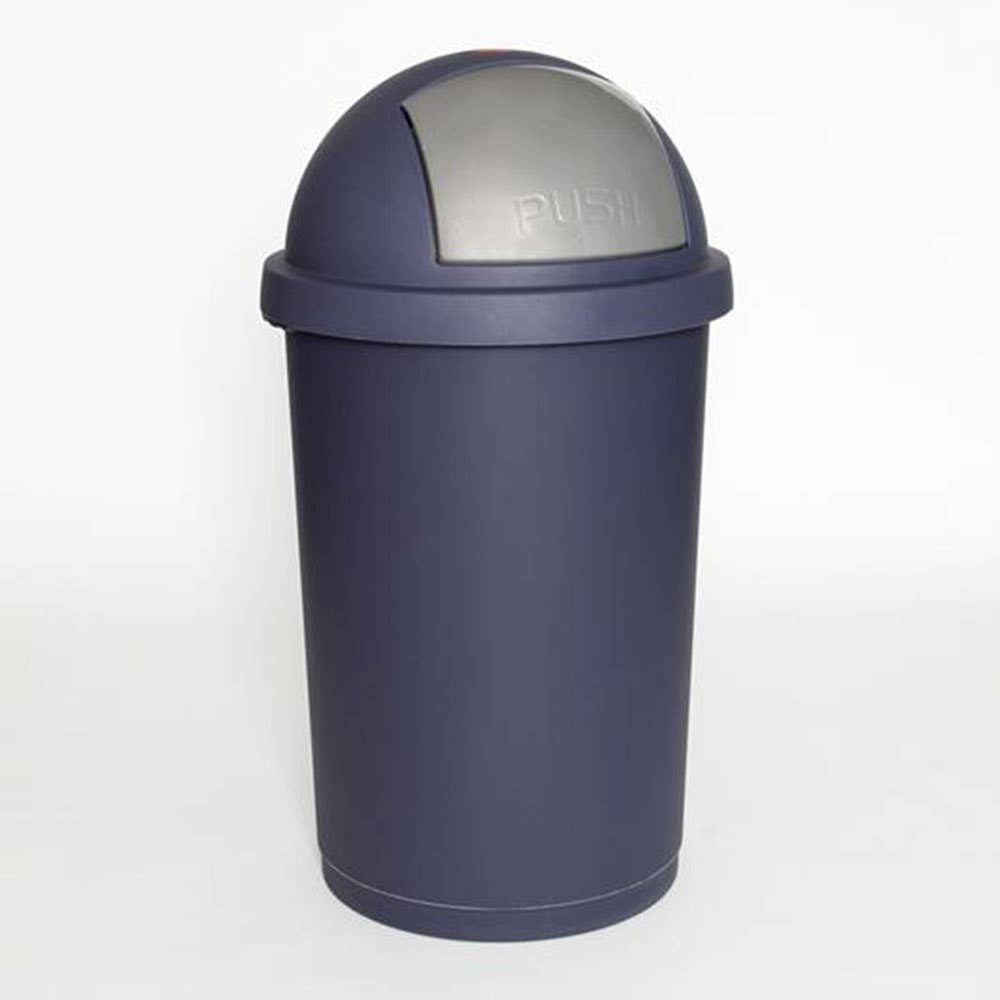 Plastic Bullet Rubbish Bin with Swing Lid 50L 60013625 307600-003
